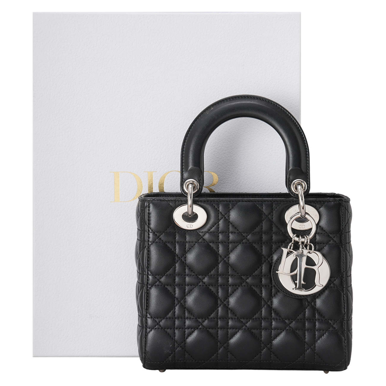 CHRISTIAN DIOR(USED)디올 레이디디올 스몰 백